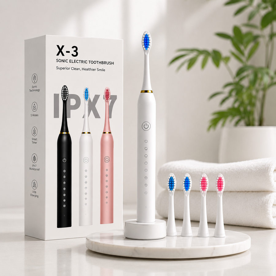 Electric Toothbrush – Rechargeable IPX7 Waterproof