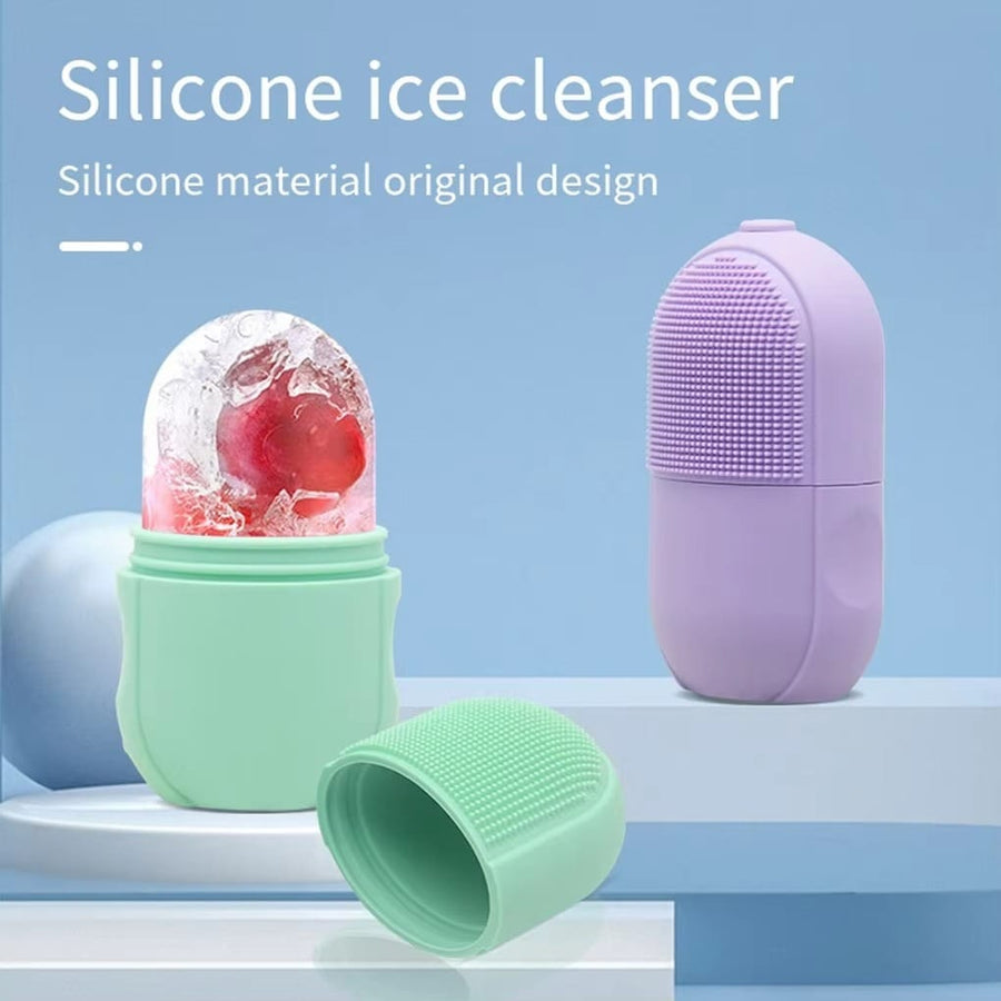 Silicone Ice Facial Cleanser & Massage Brush