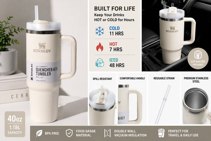 40oz Insulated Travel Tumbler